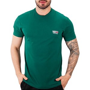 Camiseta Tommy Jeans Verde Logo