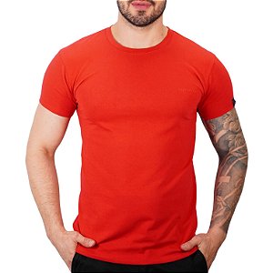 Camiseta Básica Versatiold Pima Cotton Vermelha