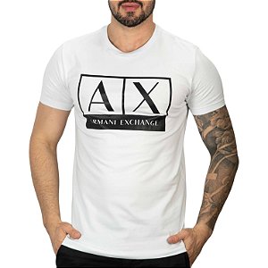 Camiseta AX Big Branca