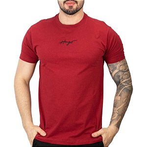 Camiseta Boss Embroidery Vermelha - SALE