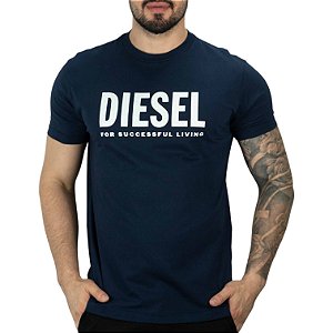 Camiseta Diesel Azul Marinho