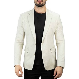 Blazer Calvin Klein Slim Areia