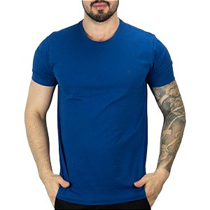 Camiseta Forum Básica Logo Azul Royal