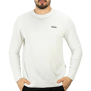 Suéter Tricot Boss Off White