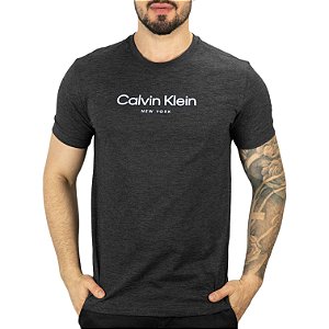 Camiseta Calvin Klein Flamê NY Mescla