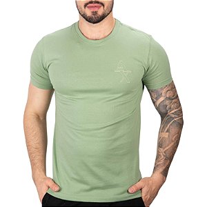 Camiseta AX Icon Verde Sálvia