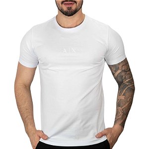 Camiseta AX Centralizado Branca