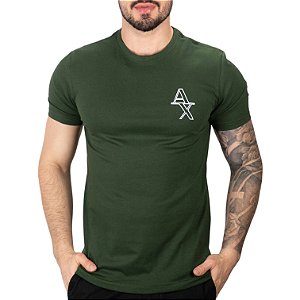 Camiseta AX Icon Verde Militar