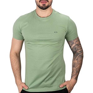 Camiseta AX Verde Sálvia  - SALE