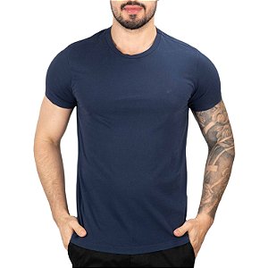 Camiseta Ellus Cotton Classic Azul Marinho