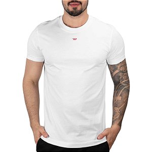 Camiseta Diesel Básica Branca