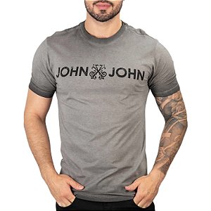 Camiseta John John Masculina JJ Logo Preta - Compre Agora