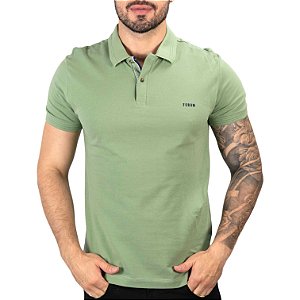 Camisa Polo Forum Treetop Verde Oliva