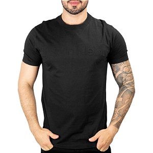 Camiseta Calvin Klein High Debossed Bege - Outlet360