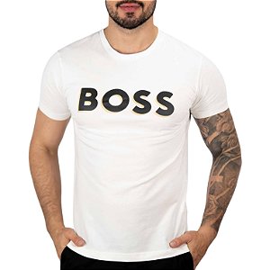 Camiseta Boss Shadow Off White