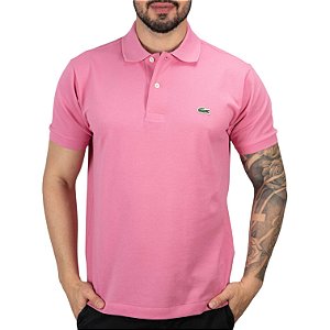 Camisa Polo Lacoste Petit Piquet Rosa