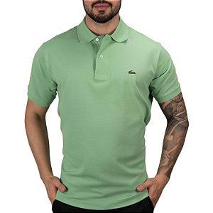 Camisa Polo Lacoste Petit Piquet Verde Claro