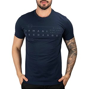 Camiseta AX Slim 1991 Azul Marinho