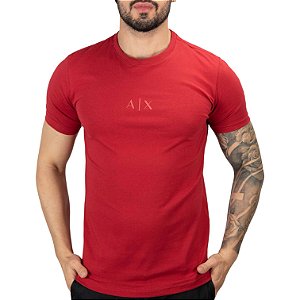 Camiseta AX Centralizado Vermelha