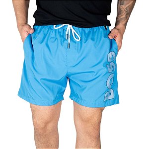 Shorts Beach Boss Risque Azul