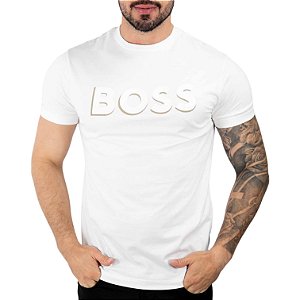 Camiseta Boss Shadow Off White
