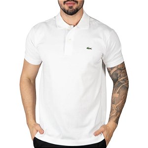 Camisa Polo Lacoste Petit Piquet Classic Branca - Outlet360