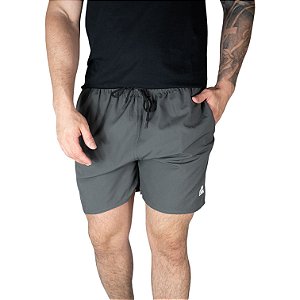 Shorts Beach John John Dupla Face Chumbo e Verde