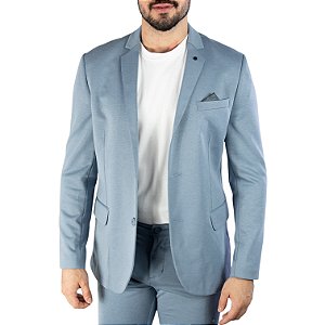 Blazer Guilherme Soul Slim Fit Azul Claro