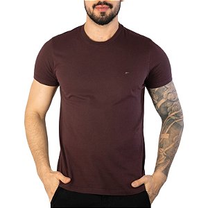 Camiseta Ellus Cotton Classic Marsala