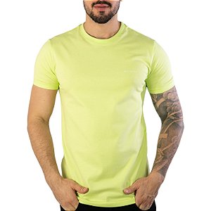 Camiseta AX Escrita Verde Lima