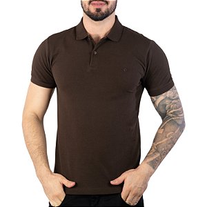 Camisa Polo Forum Marrom