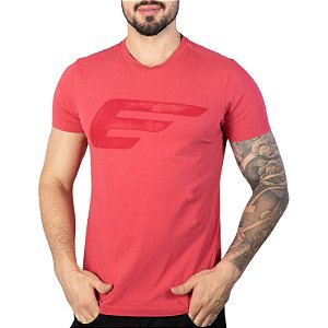 Camiseta Ellus Cotton Fine Maxi Vermelha