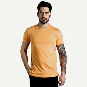 Camiseta AX Estampa Gráfica Orange