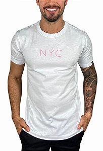 Camiseta New Era Botany NYC Branca