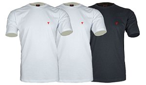 Kit 3 Camisetas Básicas Muydahora®
