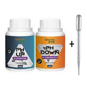 Kit Solução PH DOWN e PH UP - Smart Grow Nutrients