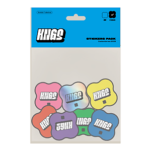 Pack Stickers Adesivo Kings Grande
