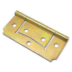 Dobradiça Lisa 2" Furo Fixo - Toderke