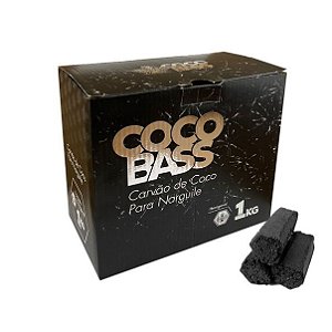 Carvão Para Narguile Hexagonal Coco Bass - 1Kg