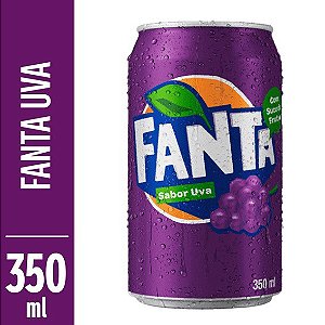 Refrigerante Fanta Uva Lata 350ml