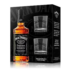Whisky Jack Daniel’s Tennessee Old Nº 7 Gf 1L c/ 2 Copos Shot
