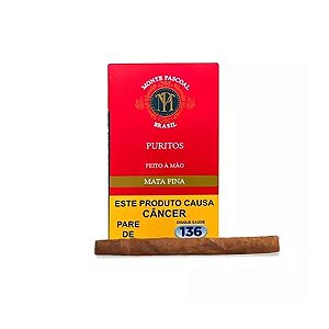 Charuto Monte Pascoal 10 Puritos - Petaca com 10