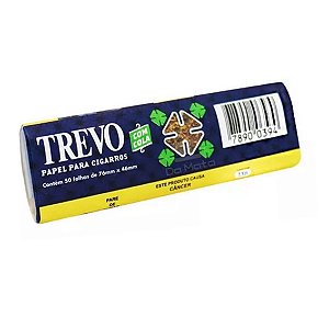 Papel para Enrolar Trevo Mini Size 50 Folhinhas
