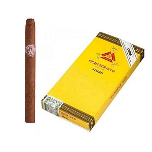 Charuto Montecristo Puritos - Petaca com 5