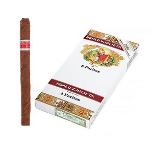 Charuto Romeo Y Julieta Puritos - Petaca com 5