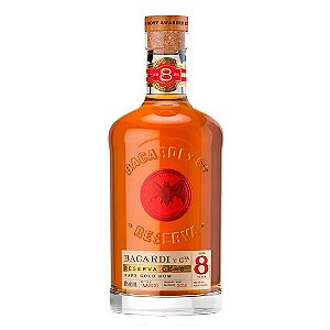 Rum Bacardi Reserva Ocho 8 Anos Gf 750ml