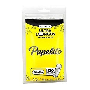 Filtro para Cigarro Papelito Ultra Longo 30mm (Pacote com 120)