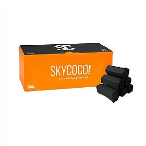 Carvão Para Narguile Hexagonal Skycoco - 500g