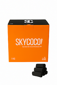 Carvão Para Narguile Hexagonal Skycoco - 1Kg