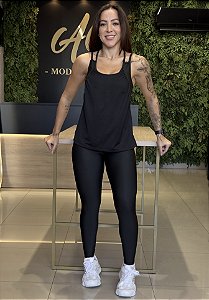 CONJUNTO FITNESS TRIO CALÇA PRETO